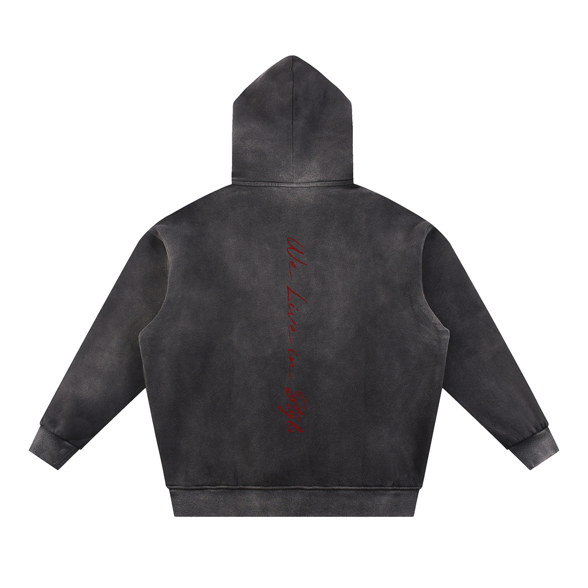 Sun Fade Contrast Tape Fleece Hoodie
