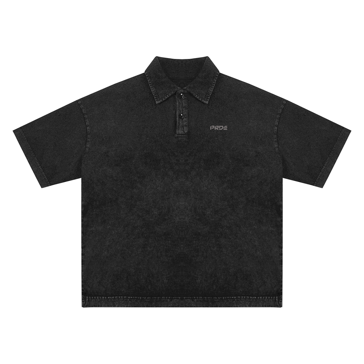 Heavyweight Snow-Washed Polo T-Shirt