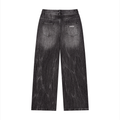 Men’s Vintage Wash Wide Leg Jeans