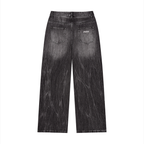 Men’s Vintage Wash Wide Leg Jeans
