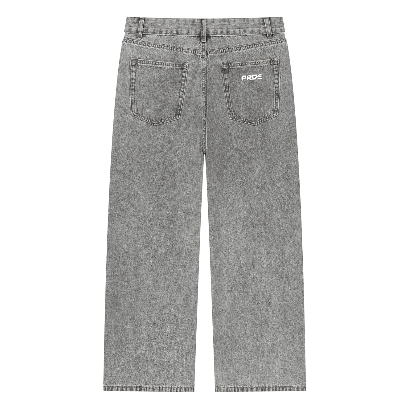 Unisex Vintage Wash Straight Leg Jeans