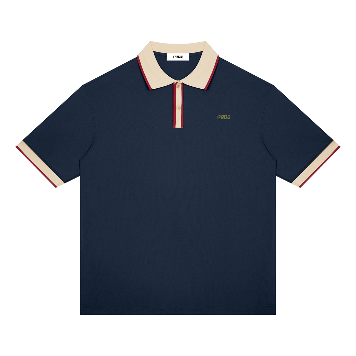 Unisex Color Block Polo Shirt