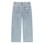 Unisex Vintage Wash Straight Leg Jeans