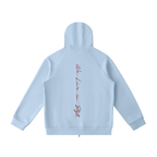 Heavyweight Raglan Sleeve Zip Hoodie