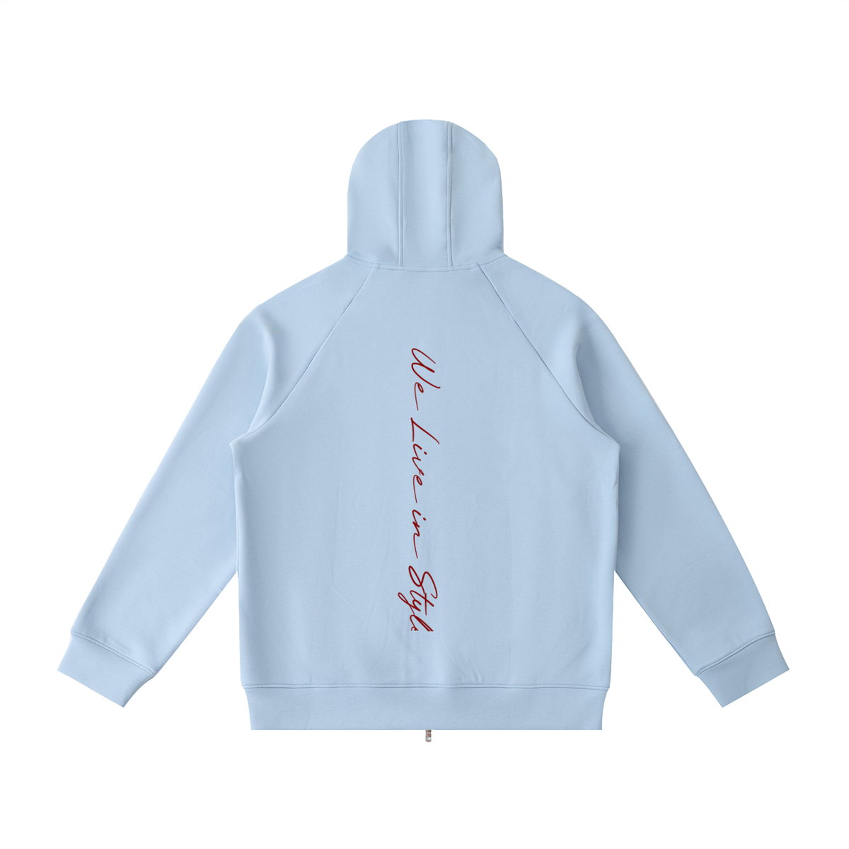 Heavyweight Raglan Sleeve Zip Hoodie