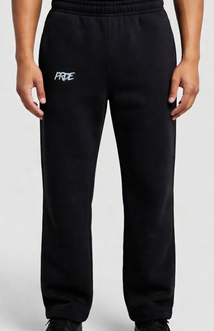 Oversize Fluffy Sweatpants Black
