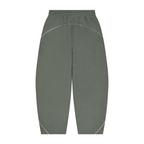 Unisex Piping Fleece Barrel Leg Sweatpants