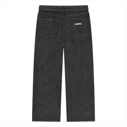 Unisex Vintage Wash Straight Leg Jeans