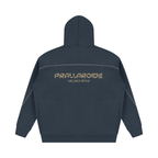 Unisex Oversized Piping Fleece Hoodie