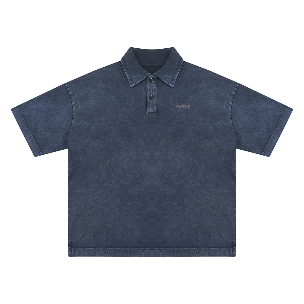 Heavyweight Snow-Washed Polo T-Shirt