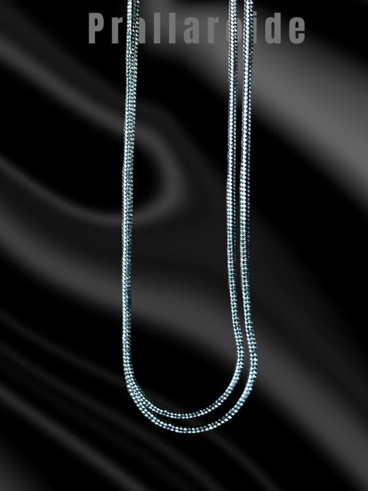 Dünne Unisex Edelstahl Halskette