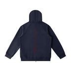Heavyweight Raglan Sleeve Zip Hoodie