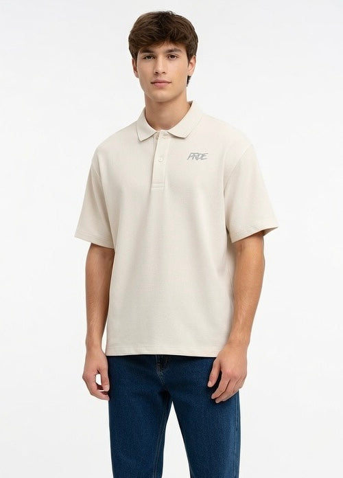 Unisex Poloshirt White Sand