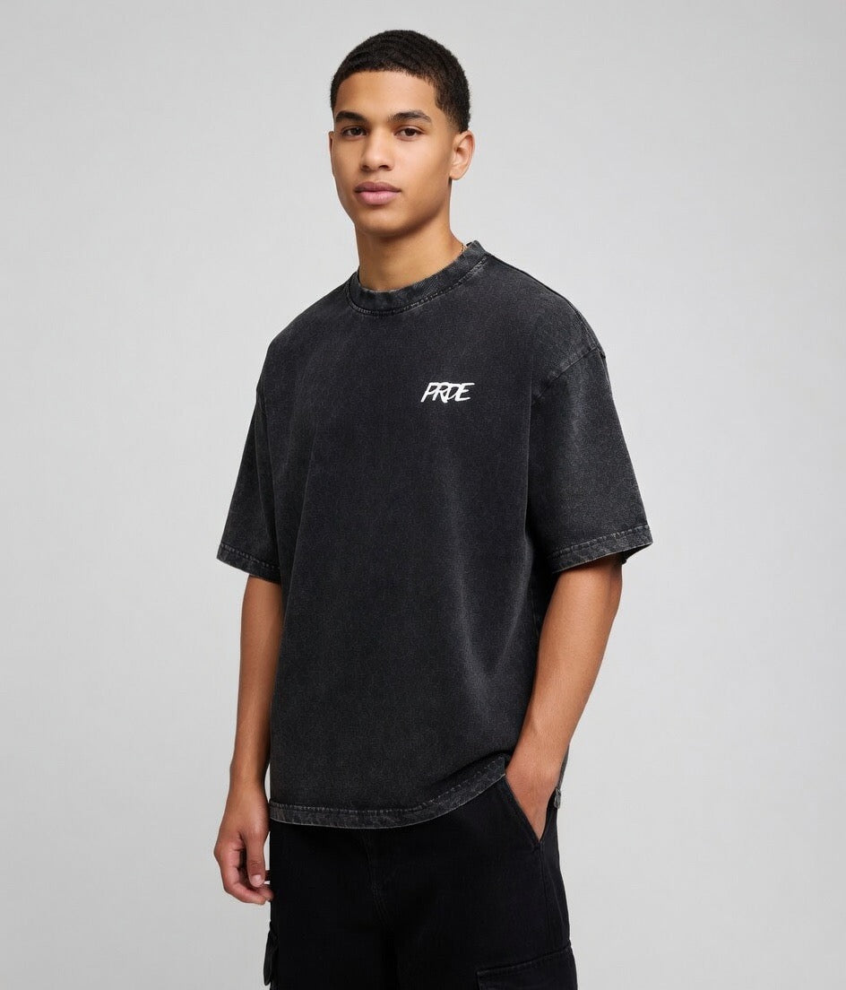 Oversize Washed T-Shirt black