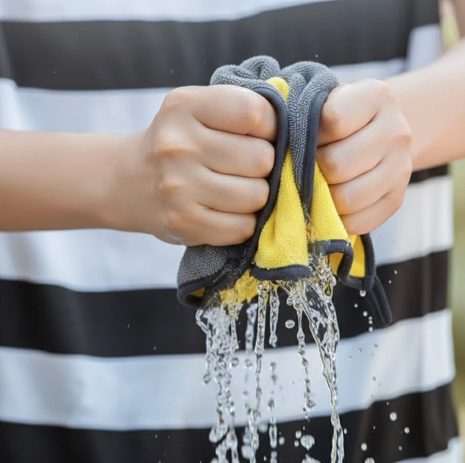 2er Set aus 2 Tüchern und einer Handyhalterung