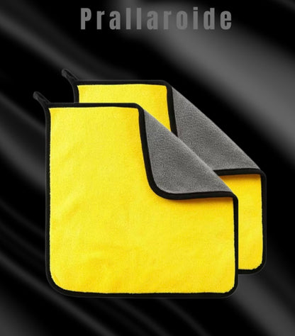 2 Mikrofaser Reinigungs Handtücher fürs Auto (Innen und Außen)