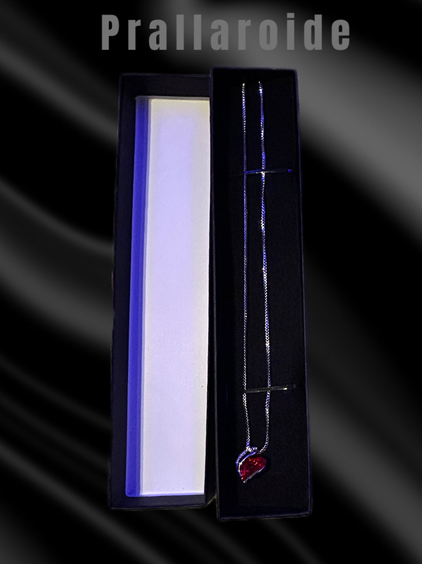 Valentinstags Frauen Herzkette Rot