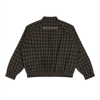 Unisex Plaid Full-Zip Track Jacket