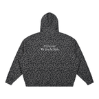 Unisex Boxy Leopard Print Hoodie