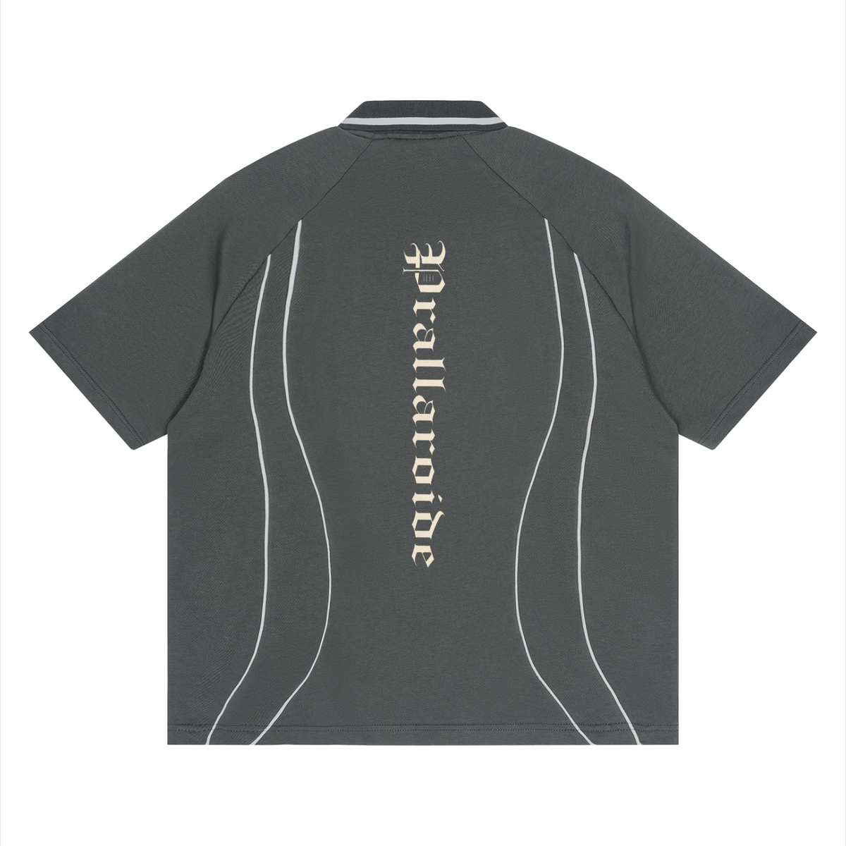 Unisex Raglan Piping Polo Shirt
