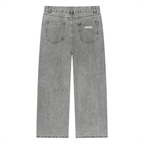 Unisex Vintage Wash Straight Leg Jeans