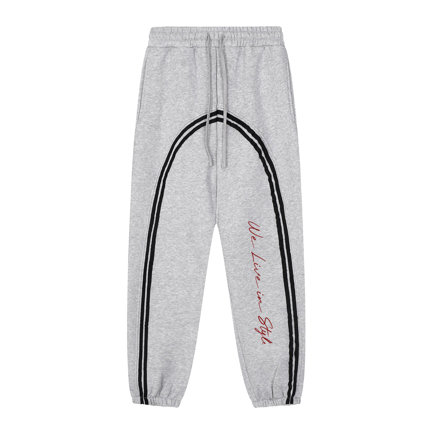 Sun Fade Contrast Tape Fleece Jogged Sweatpants