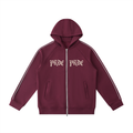 Heavyweight Raglan Sleeve Zip Hoodie