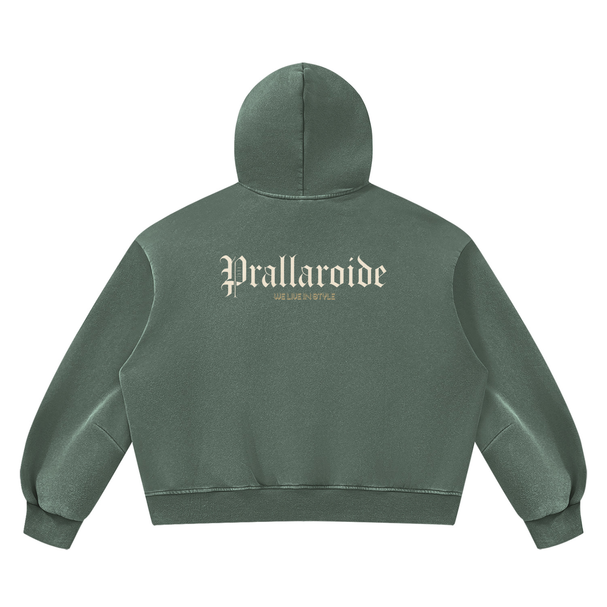 Unisex Vintage Wash Boxy Fleece Hoodie