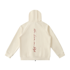 Heavyweight Raglan Sleeve Zip Hoodie
