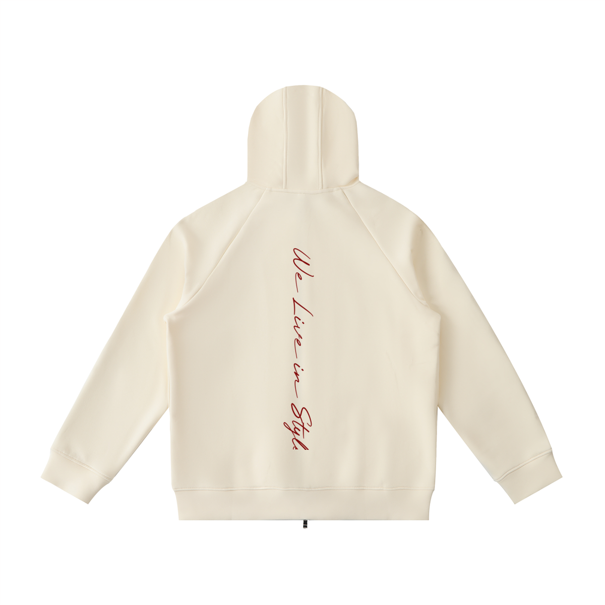 Heavyweight Raglan Sleeve Zip Hoodie