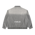 Unisex Vintage Wash Full-Zip Denim Jacket