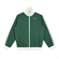 Contrast Side Stripe Fleece Track Jacket Black/White/Red/Green