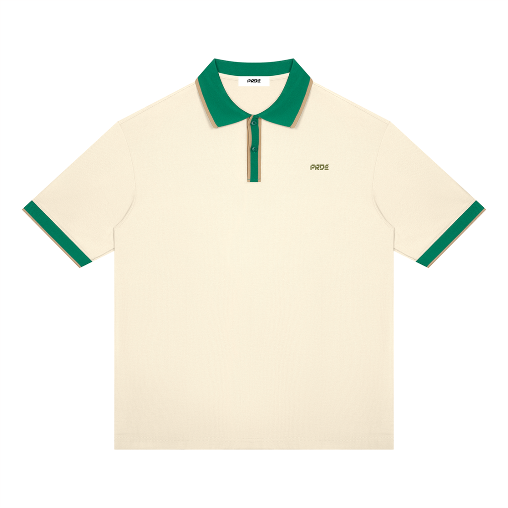 Unisex Color Block Polo Shirt