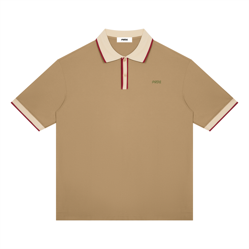 Unisex Color Block Polo Shirt