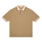 Unisex Color Block Polo Shirt
