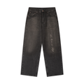 Vintage Wash Heavyweight Denim Jeans