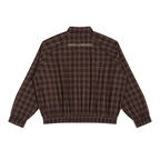 Unisex Plaid Full-Zip Track Jacket