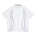 Unisex Raglan Piping Polo Shirt